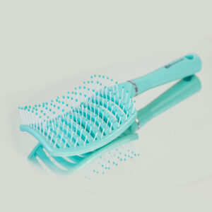 Large blue Vented detangling hair brush