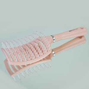 Large pink Vented detangling hair brush