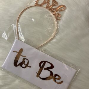 Bride-to-be Sash & Aliceband Set